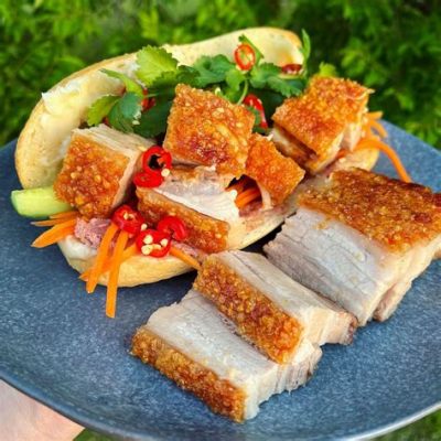  Bánh Mì Trứng Zigong: Thịt Nướng Giòn Rụm Kết Hợp Chanh Leo Chua Ngọt